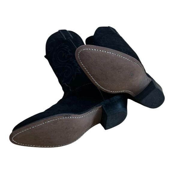 Durango Suede / Leather Cowgirl Boot in Black Size 6.5M
Made in USA - Picture 6 of 6